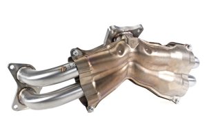 Subaru LXT Performance Exhaust - Perrin Performance - Equal Length Header - Brushed SS - `20-`25